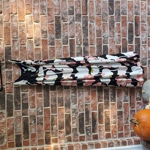 Cupcakes and Cashmere Reesa Wrap Dress Black XL